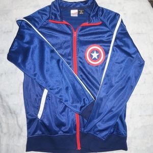 MARVEL CAPTAIN AMERICA MENS SIZE MEDIUM JACKET